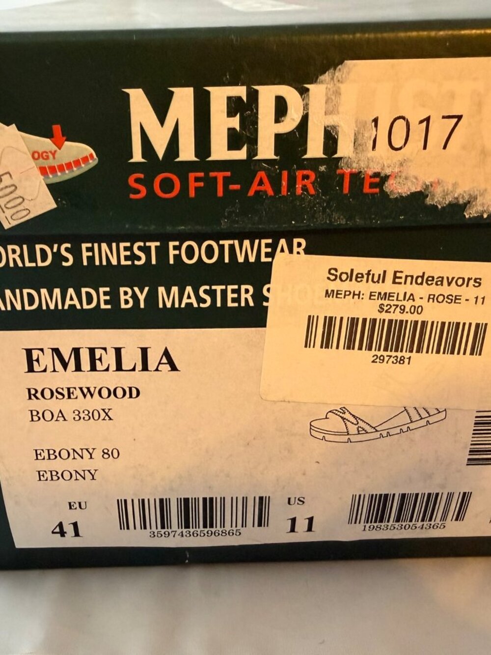 Mephisto  Women's Emelia Sandal - Rosewood Leather  Women Sizes    NIB - Picture 8 of 9